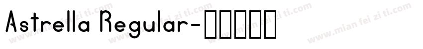 Astrella Regular字体转换